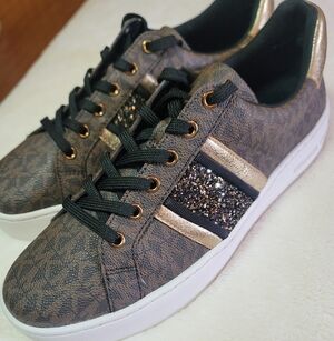 Michael Kors Catelyn Stripe Lace-up Sneakers